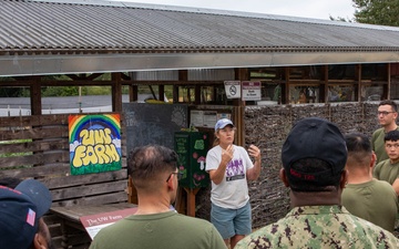 Sailors and Marines help out at University of Washington Farm during Seattle Fleet Week 2025