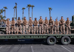 U.S. Navy Sailors with Task Force Sapper Group Photo