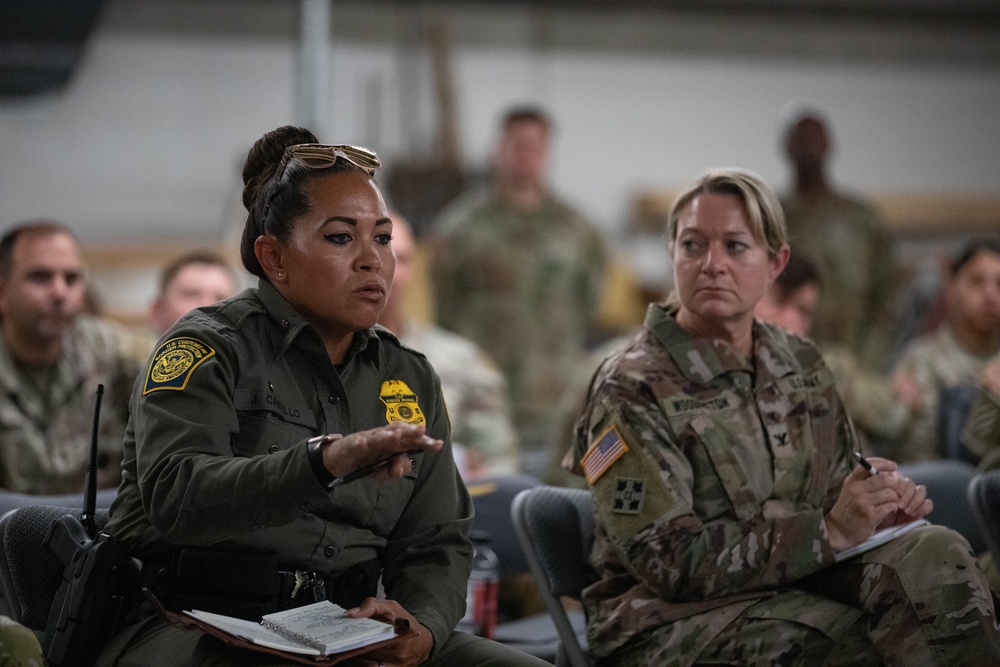 JTF-SB Soldiers, U.S. Border Patrol coordinate joint operations