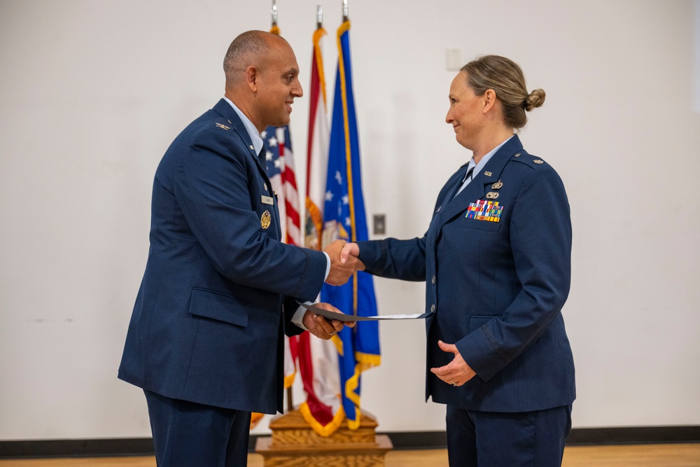 New commander earns her wings