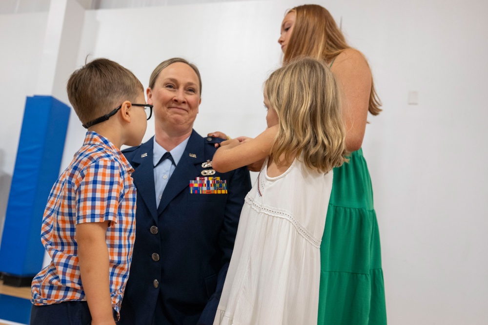 New commander earns her wings