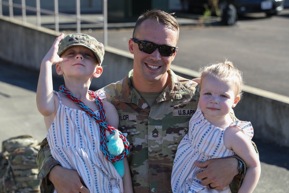 Oregon Guard 2-218th FA Returns from Deployment