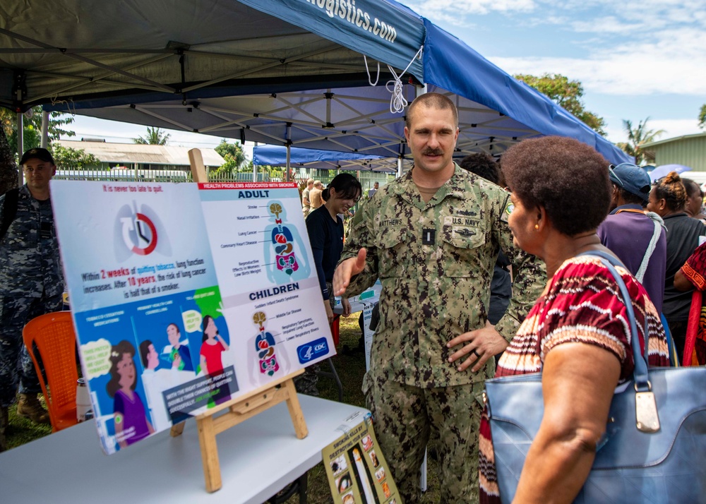 Pacific Partnership 2025 National Partners hold Community Health Engagement in Lae, Papua New Guinea July 2025