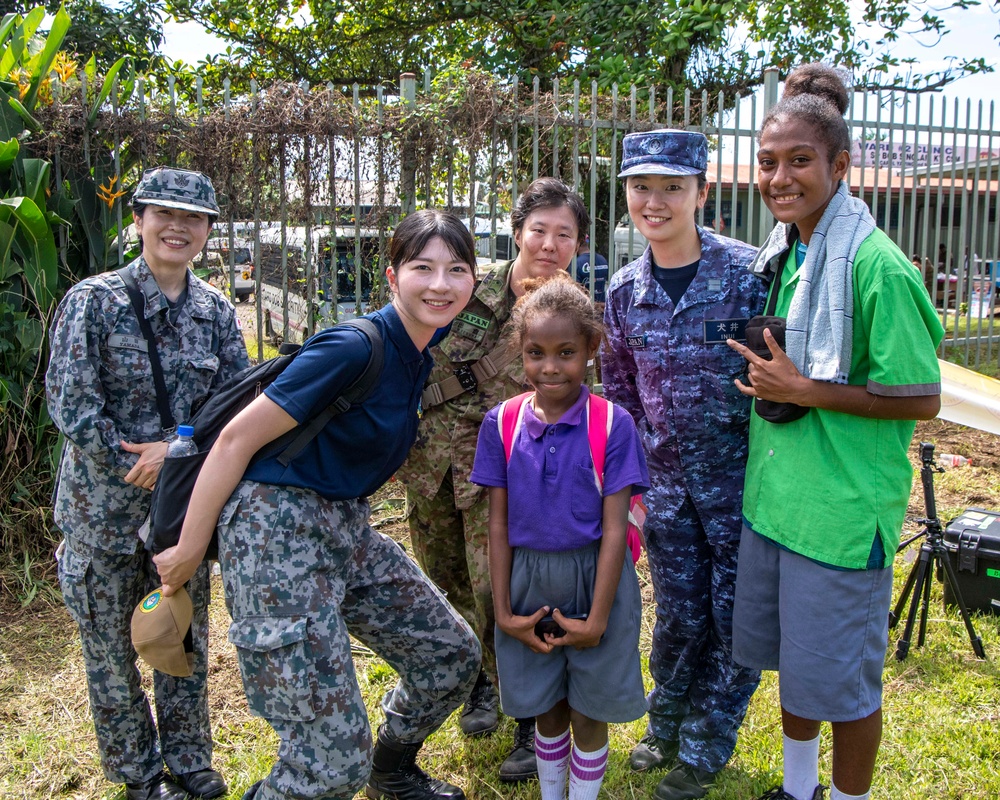 Pacific Partnership 2025 National Partners hold Community Health Engagement in Lae, Papua New Guinea July 2025