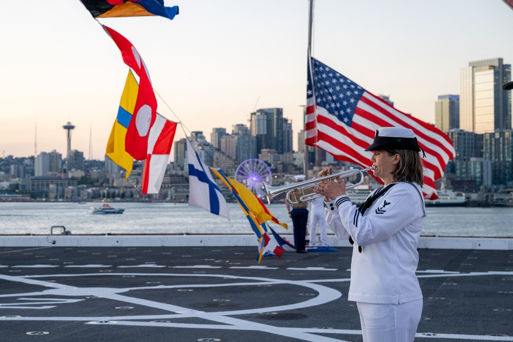 USS Somerset hosts reception during Seattle Fleet Week 2025