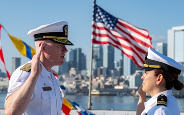 Interservice transfer aboard USS Somerset during Seattle Fleet Week 2025