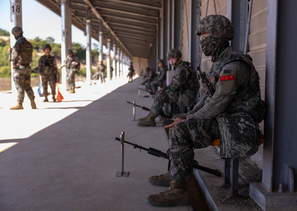 2/23 Marines and ROK Marines conduct bilateral rifle range during KMEP 25.2