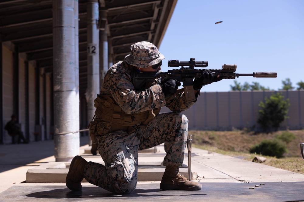 2/23 Marines and ROK Marines conduct bilateral rifle range during KMEP 25.2
