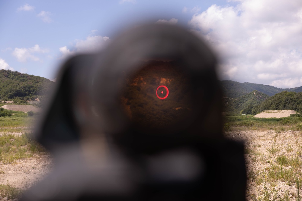 2/23 Marines and ROK Marines Conduct Bilateral Crew-Served Weapons Range during KMEP 25.2
