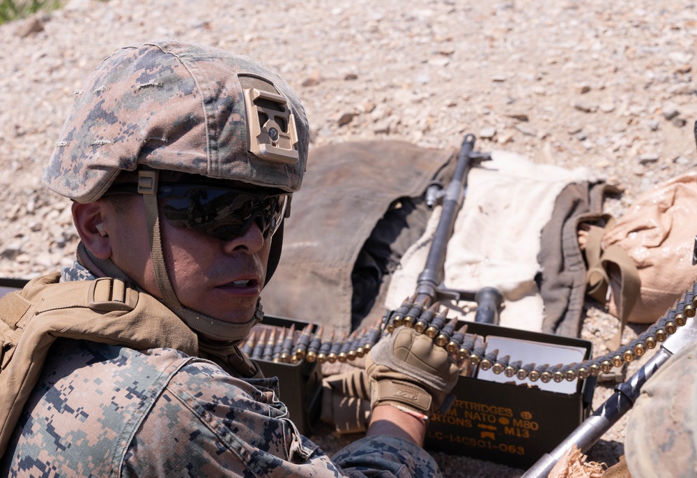 2/23 Marines and ROK Marines Conduct Bilateral Crew-Served Weapons Range during KMEP 25.2
