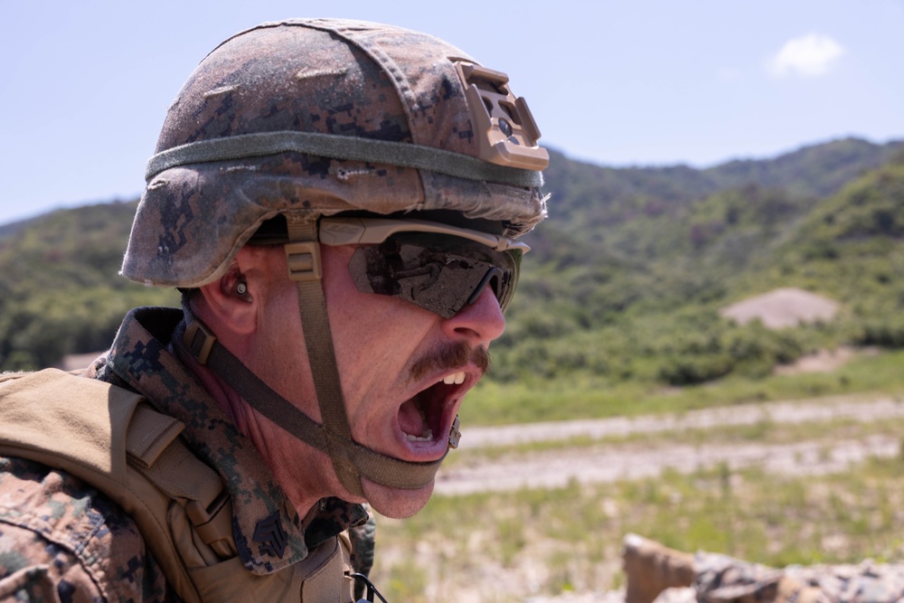 2/23 Marines and ROK Marines Conduct Bilateral Crew-Served Weapons Range during KMEP 25.2