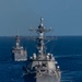 Neptune Strike Enhanced Vigilance Activity Ships Sail in Formation