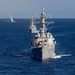 Neptune Strike Enhanced Vigilance Activity Ships Sail in Formation
