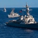 Neptune Strike Enhanced Vigilance Activity Ships Sail in Formation