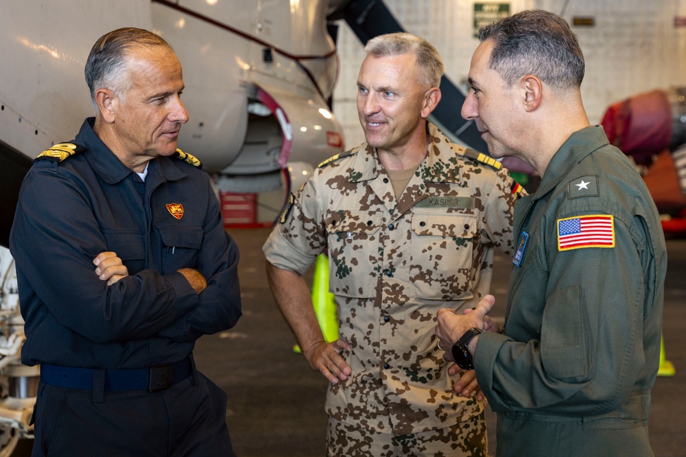 USS Gerald R. Ford (CVN 78) Hosts Members of the Media During Neptune Strike 25-2