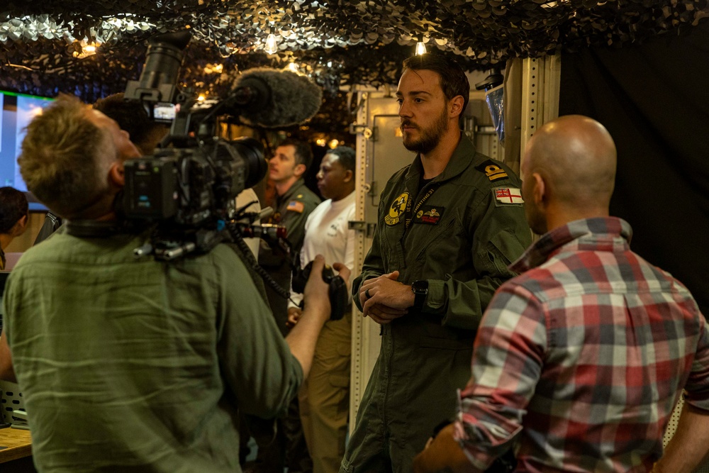 USS Gerald R. Ford (CVN 78) Hosts Members of the Media During Neptune Strike 25-2