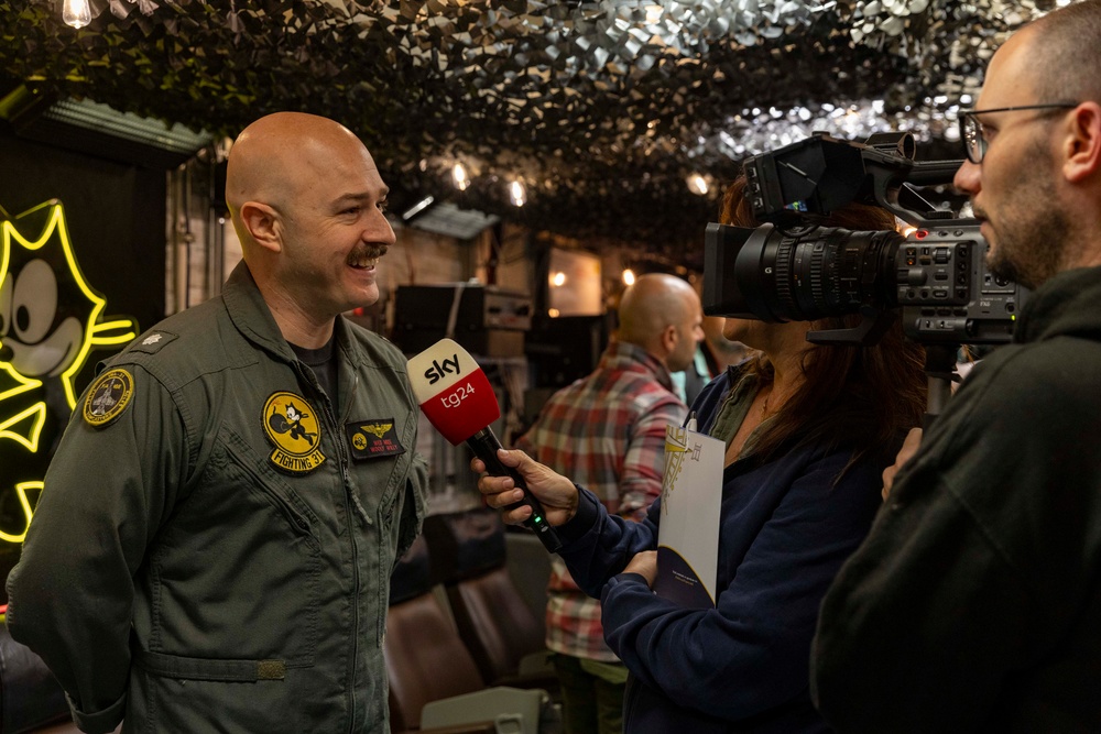 USS Gerald R. Ford (CVN 78) Hosts Members of the Media During Neptune Strike 25-2