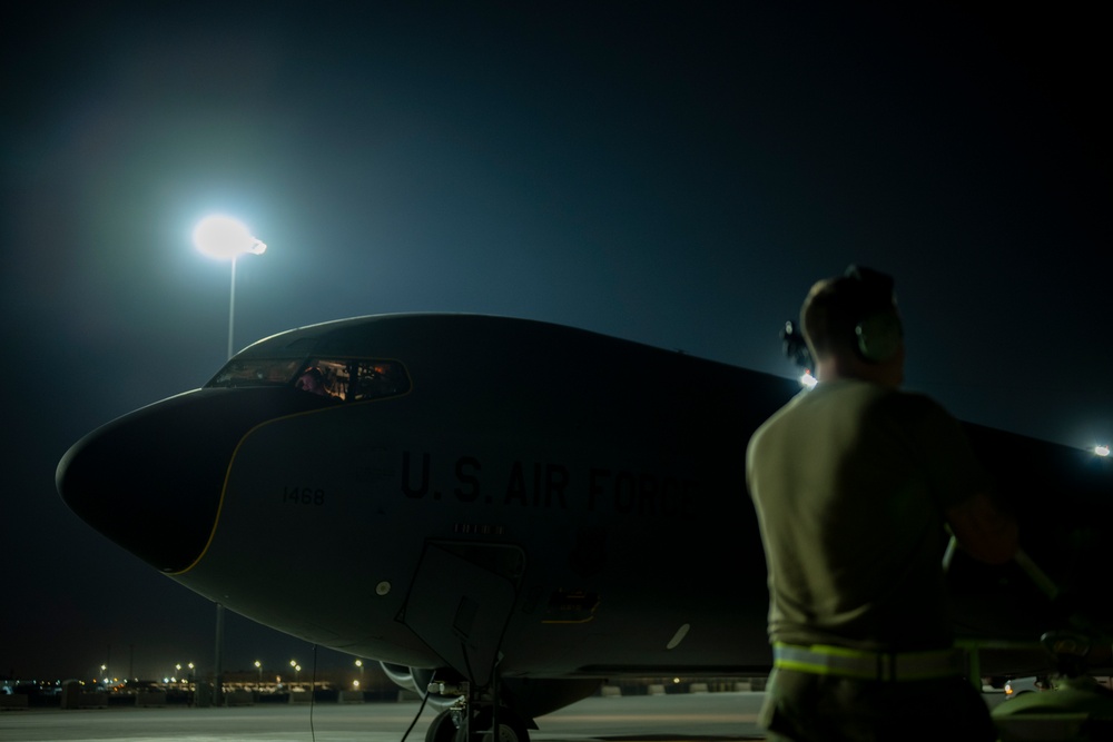 Air Force Thunderbolt II's refuel over USCENTCOM AOR
