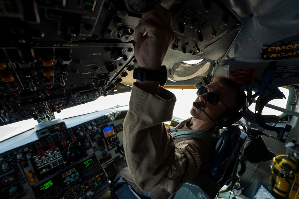 Air Force Thunderbolt II's refuel over USCENTCOM AOR