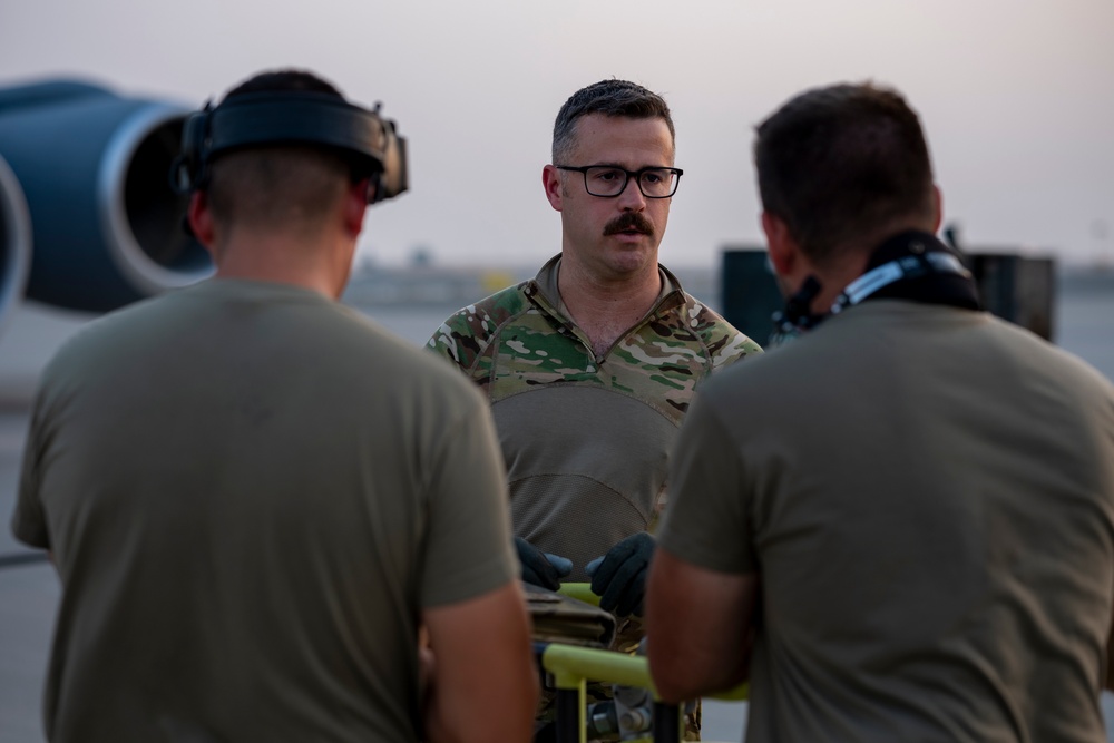 Ghost and Gunns patrol over USCENTCOM AOR