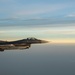 Stratotanker and Fighting Falcons Side by Side
