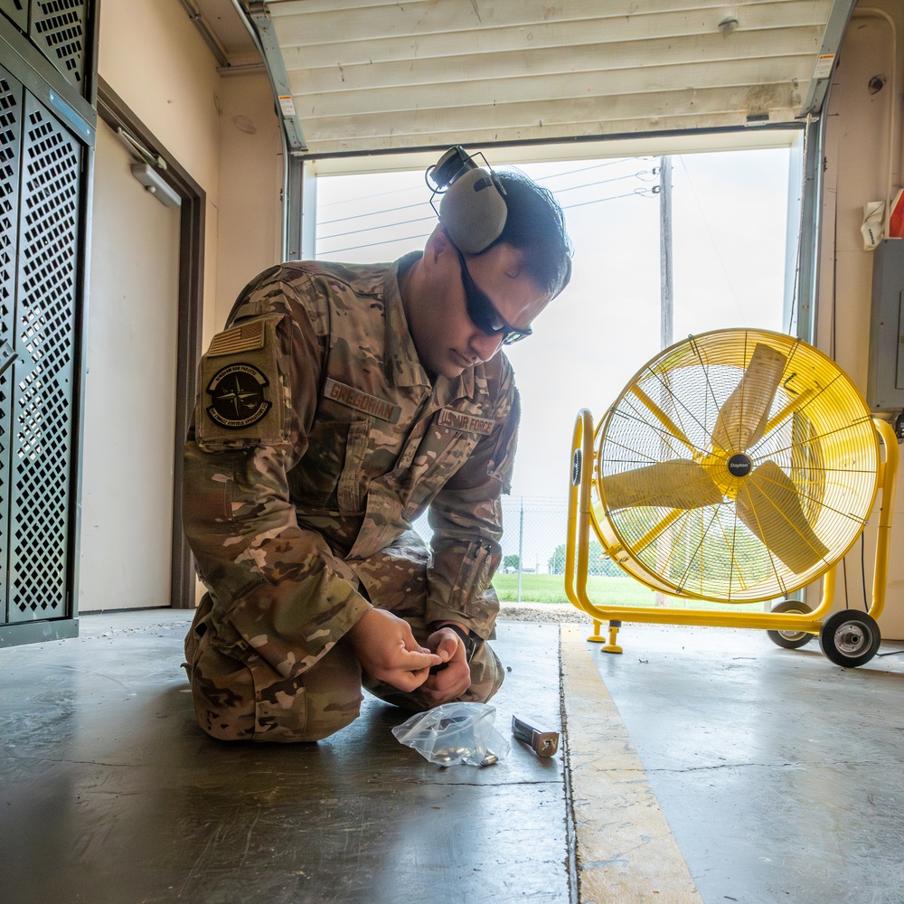 Airmen try out for Missouri Adjutant General’s (TAG) Match shooting team