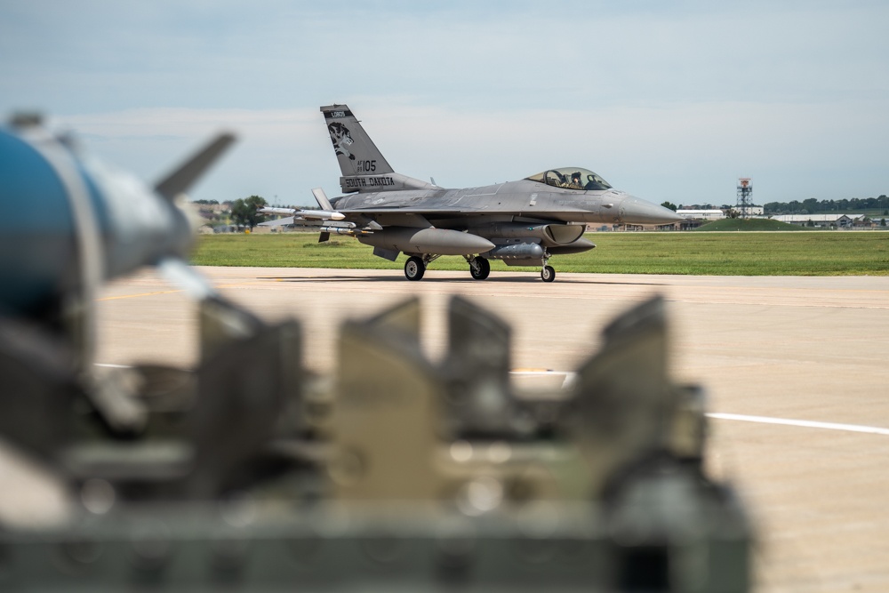 114th Fighter Wing performs Integrated Combat Turns
