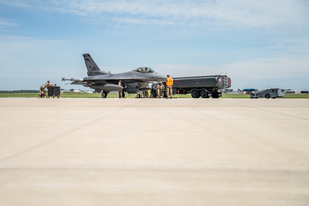 114th Fighter Wing performs Integrated Combat Turns