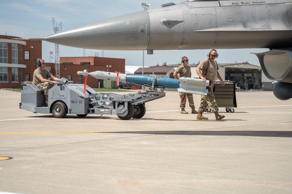 114th Fighter Wing performs Integrated Combat Turns