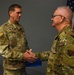 MSGT Brooks is presented with the Air and Space Achievement Medal