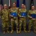 117 ARW Religious Affairs is presented with the Air and Space Achievement Medal