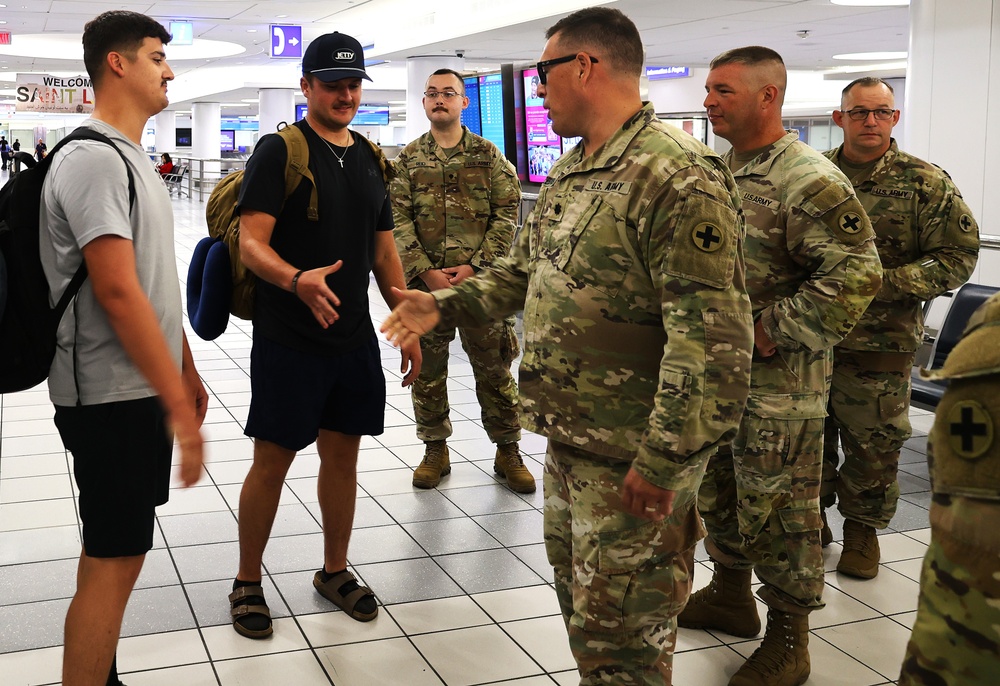 SULLIVAN, IL.-BASED LOGISTICS UNIT RETURNS AFTER DEPLOYMENT TO AFRICA AND EUROPE