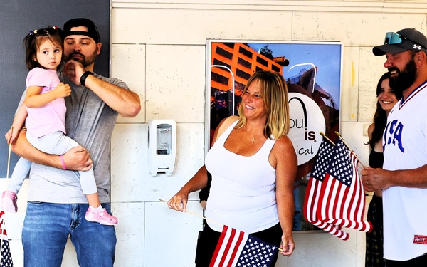 SULLIVAN, IL.-BASED LOGISTICS UNIT RETURNS AFTER DEPLOYMENT TO AFRICA AND EUROPE