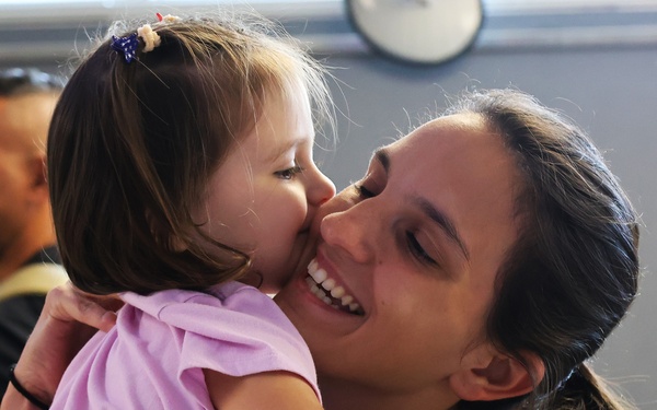 SULLIVAN, IL.-BASED LOGISTICS UNIT RETURNS AFTER DEPLOYMENT TO AFRICA AND EUROPE