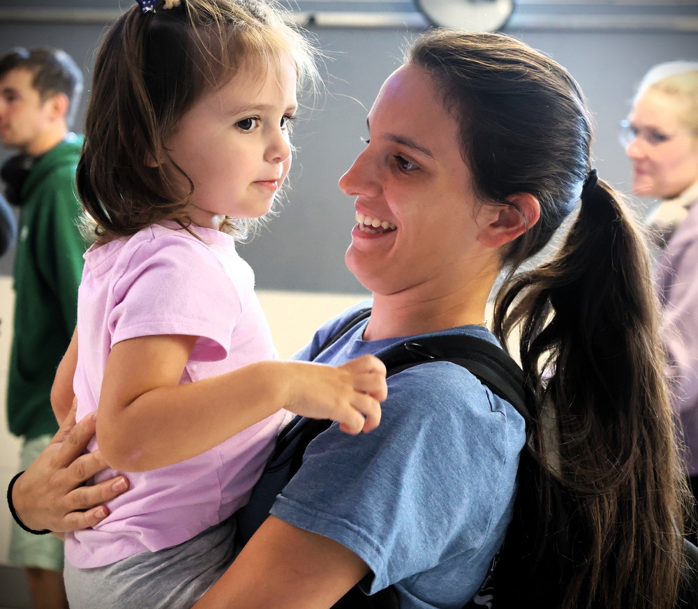 SULLIVAN, IL.-BASED LOGISTICS UNIT RETURNS AFTER DEPLOYMENT TO AFRICA AND EUROPE