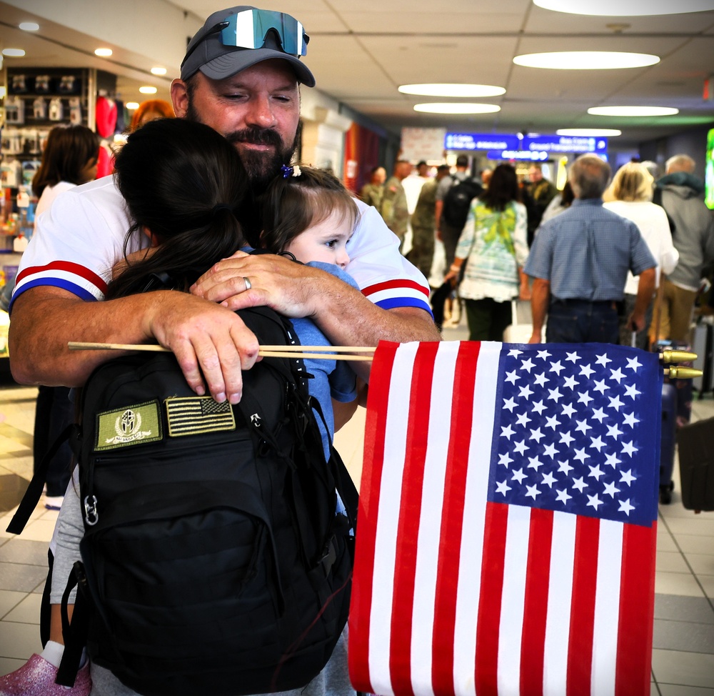 SULLIVAN, IL.-BASED LOGISTICS UNIT RETURNS AFTER DEPLOYMENT TO AFRICA AND EUROPE