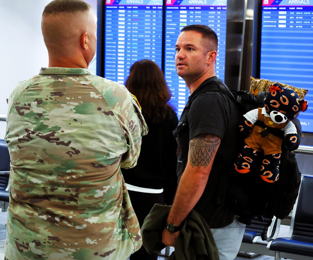SULLIVAN, IL.-BASED LOGISTICS UNIT RETURNS AFTER DEPLOYMENT TO AFRICA AND EUROPE