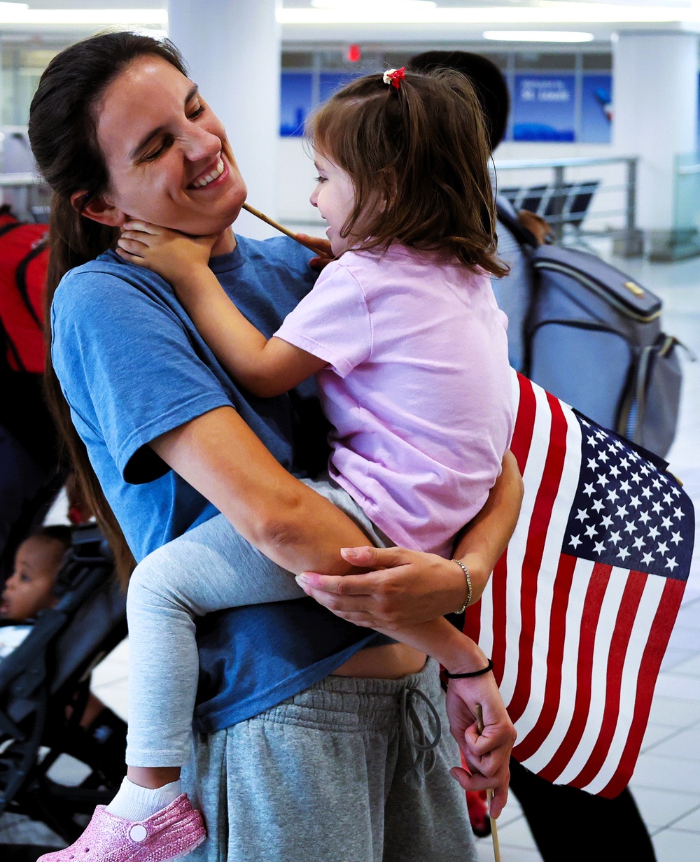 SULLIVAN, IL.-BASED LOGISTICS UNIT RETURNS AFTER DEPLOYMENT TO AFRICA AND EUROPE