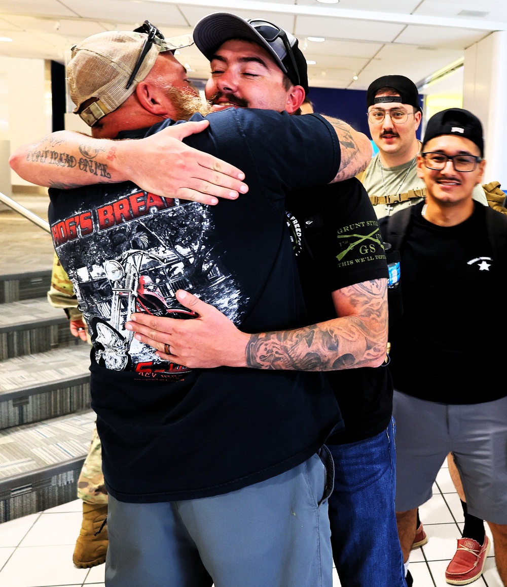 SULLIVAN, IL.-BASED LOGISTICS UNIT RETURNS AFTER DEPLOYMENT TO AFRICA AND EUROPE