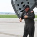 Lt. Col. Randal Douglas completes final flight