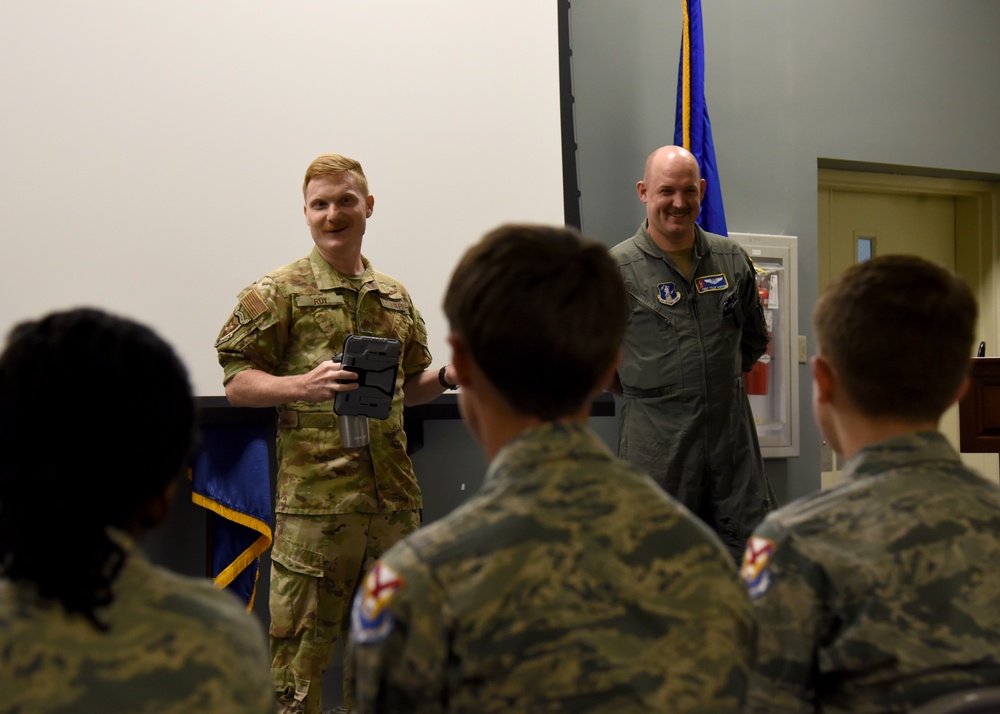 Alabama Civil Air Patrol cadets learn about Air Force maintenance and operation missions at the 117th ARW