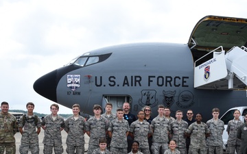 Alabama Civil Air Patrol cadets learn about Air Force maintenance and operation missions at the 117th ARW