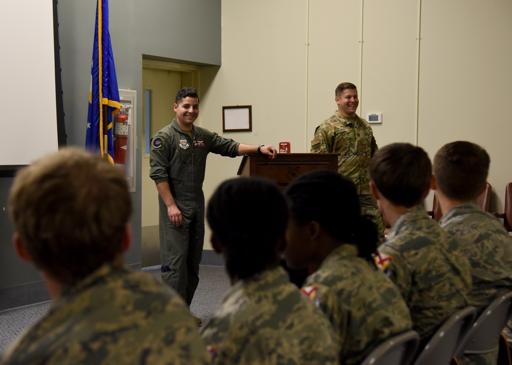 Alabama Civil Air Patrol cadets learn about Air Force maintenance and operation missions at the 117th ARW