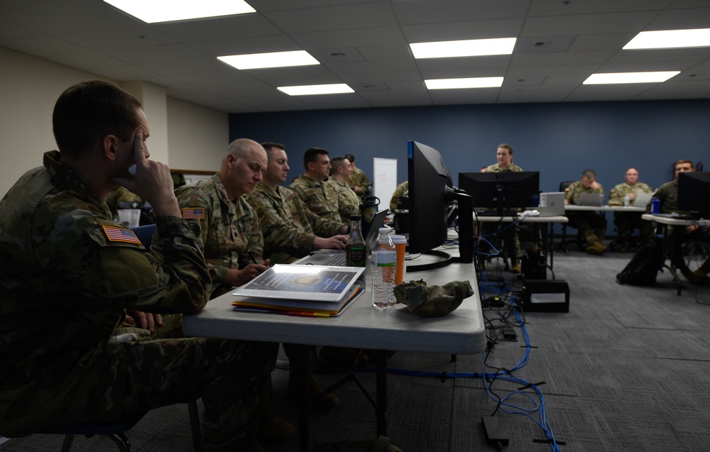 Washington Air and Army National Guard and State Guard conduct a continuity of operations exercise
