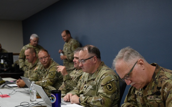 Washington Air and Army National Guard and State Guard conduct a continuity of operations exercise