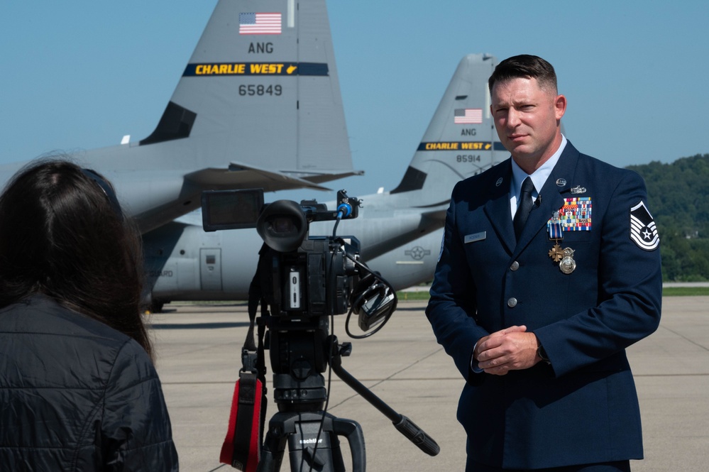 Charlie West Raven Awarded Distinguished Flying Cross