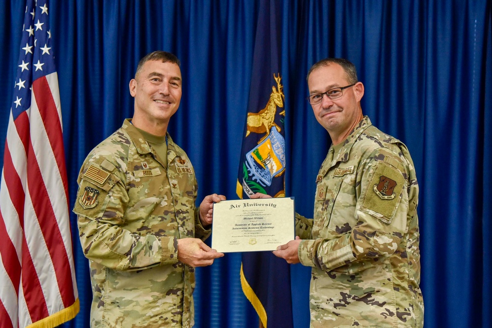 Airmen Celebrate Academic Milestone at Battle Creek ANGB