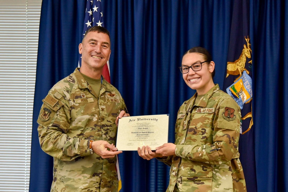 Airmen Celebrate Academic Milestone at Battle Creek ANGB