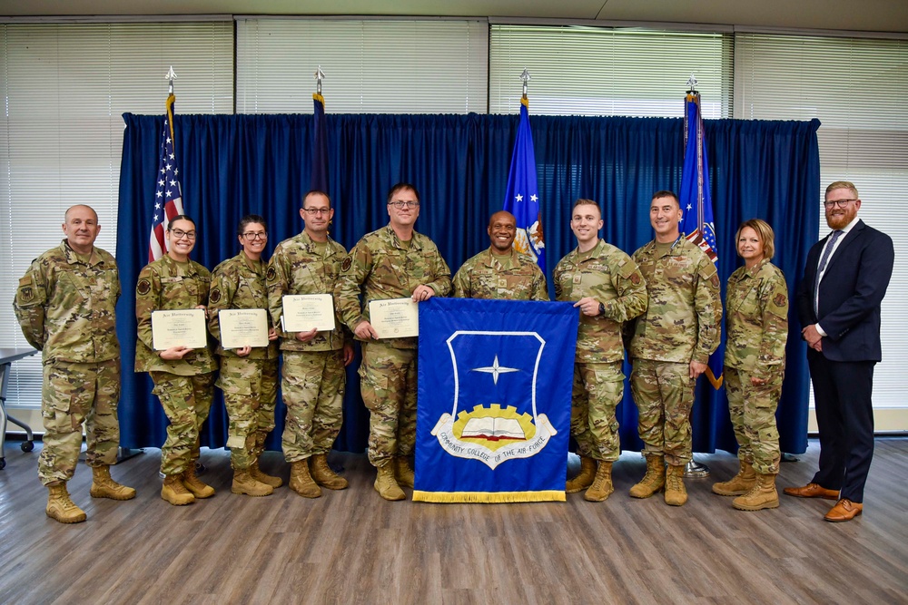 Airmen Celebrate Academic Milestone at Battle Creek ANGB