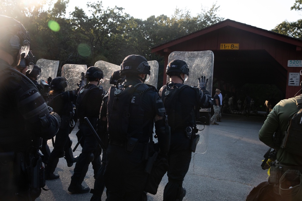Joint Task Force Conducts Civil Disturbance Training